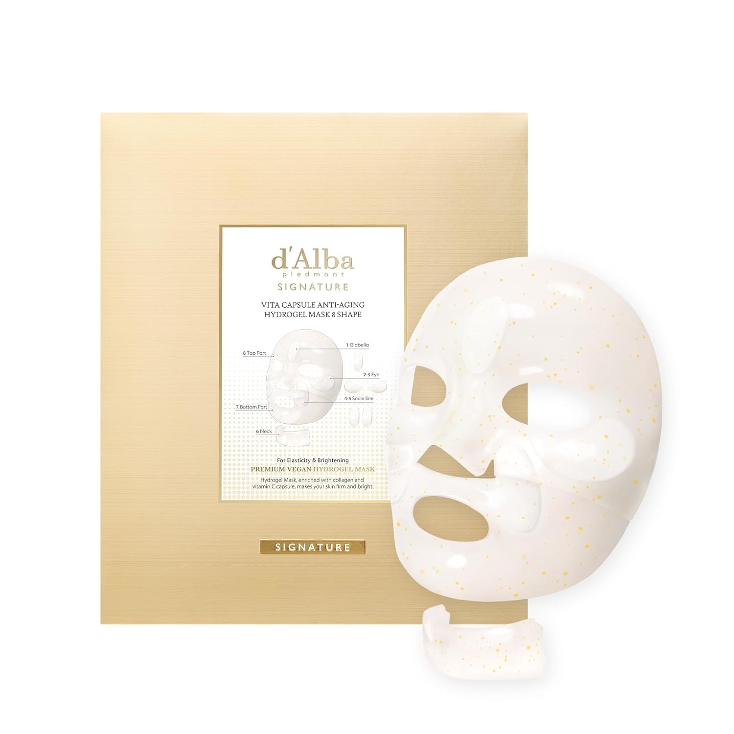 d'alba Piedmont Signature Vita Capsule Hydrogel Mask 8-Shape - d'alba Piedmont