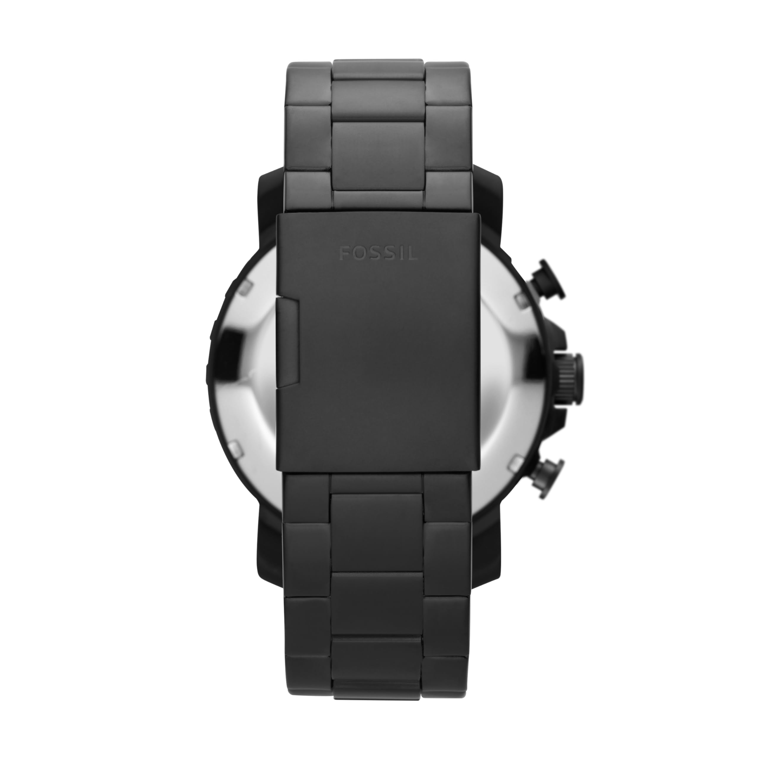 Fossil Nate Men's All-Black Chronograph Watch JR1401 50mm