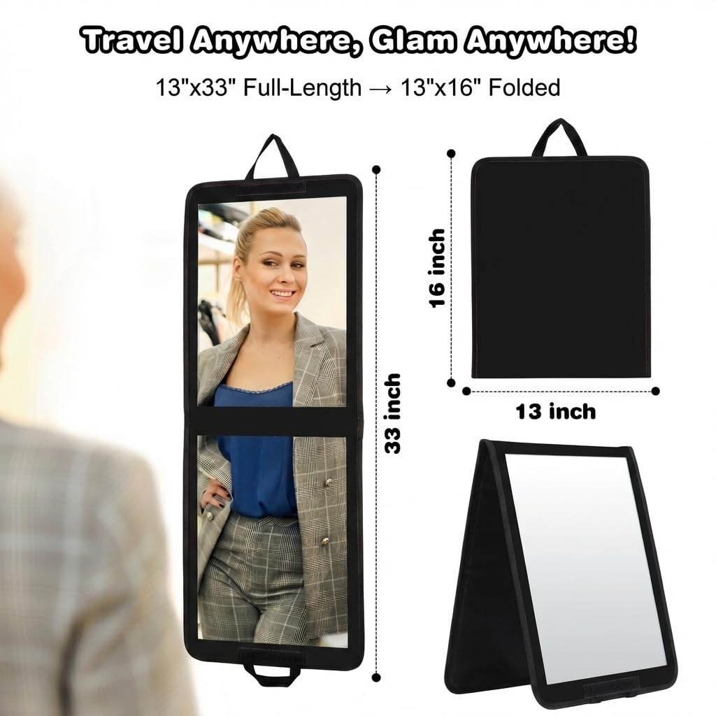 LPHUMEX Foldable Full Length Dance Mirror 33 Portable - LPHUMEX Official Imagery - 3