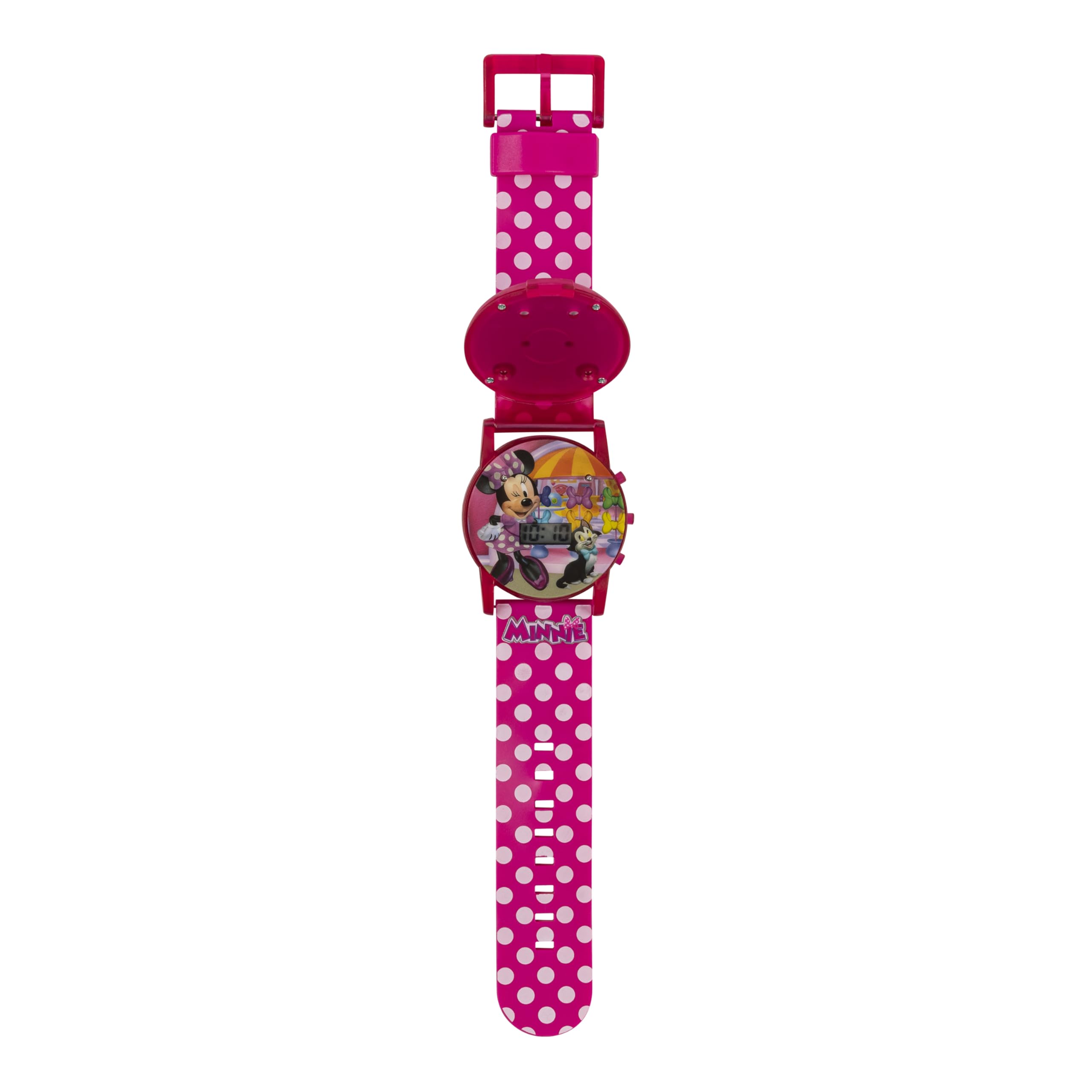 Disney Minnie Mouse Kids Flashing Musical Watch with Sound Effects, Co - View 5