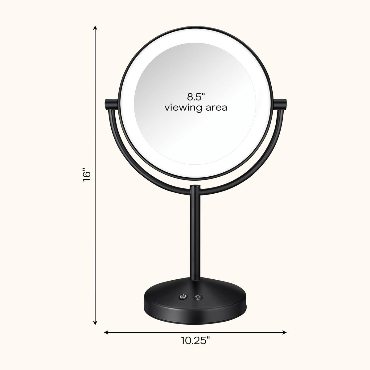 Conair LED Vanity Mirror Double Sided 10x Maginification - Conair Official Imagery - 4