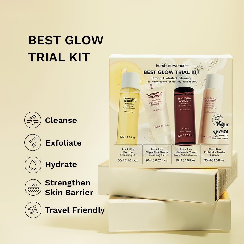 haruharu wonder Best Glow Trial Kit Skin care Starter Set - HARUHARU Official Imagery - 3