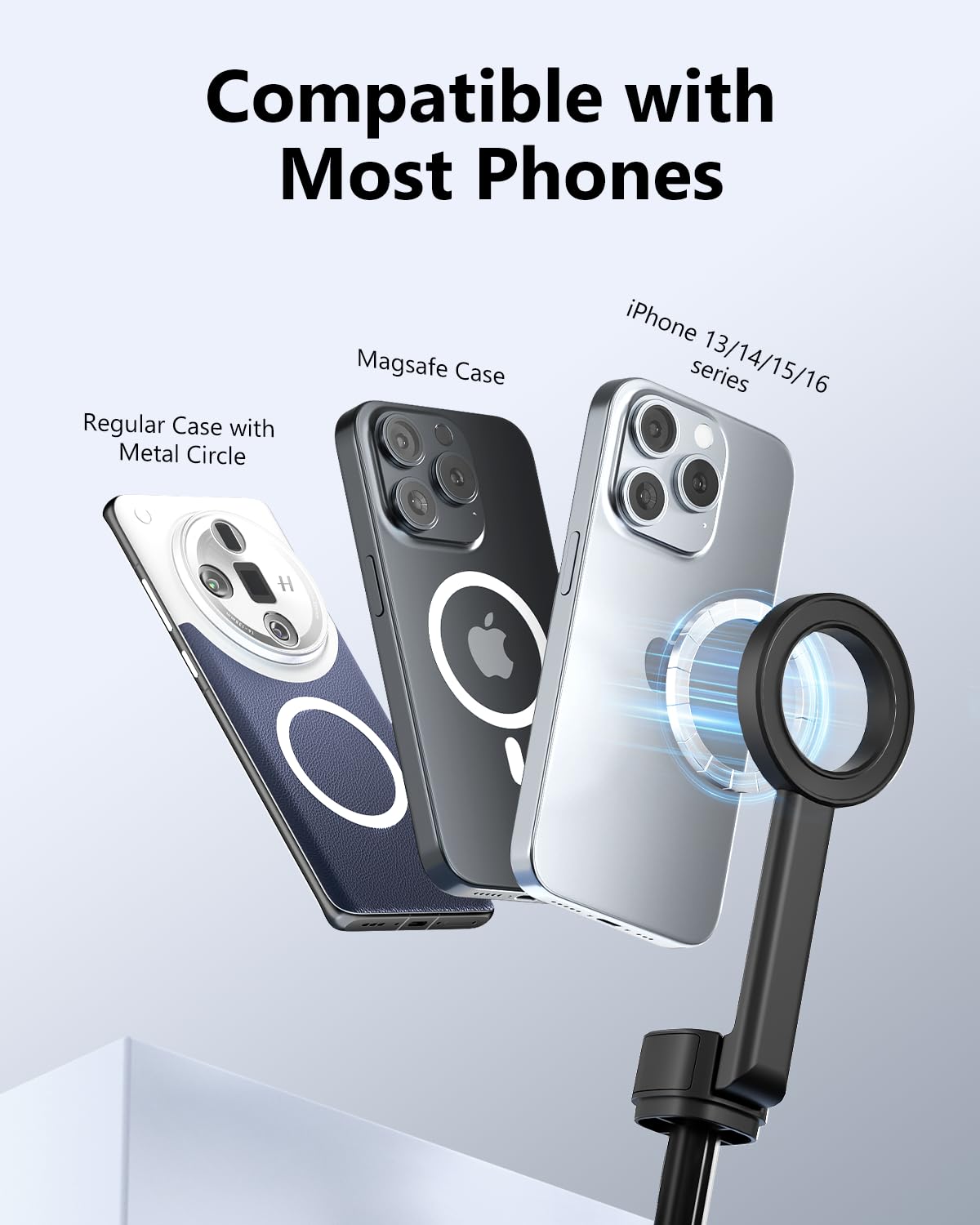 UBeesize Magnetic Tripod for iPhone with Remote 64 - UBeesize Official Imagery - 5