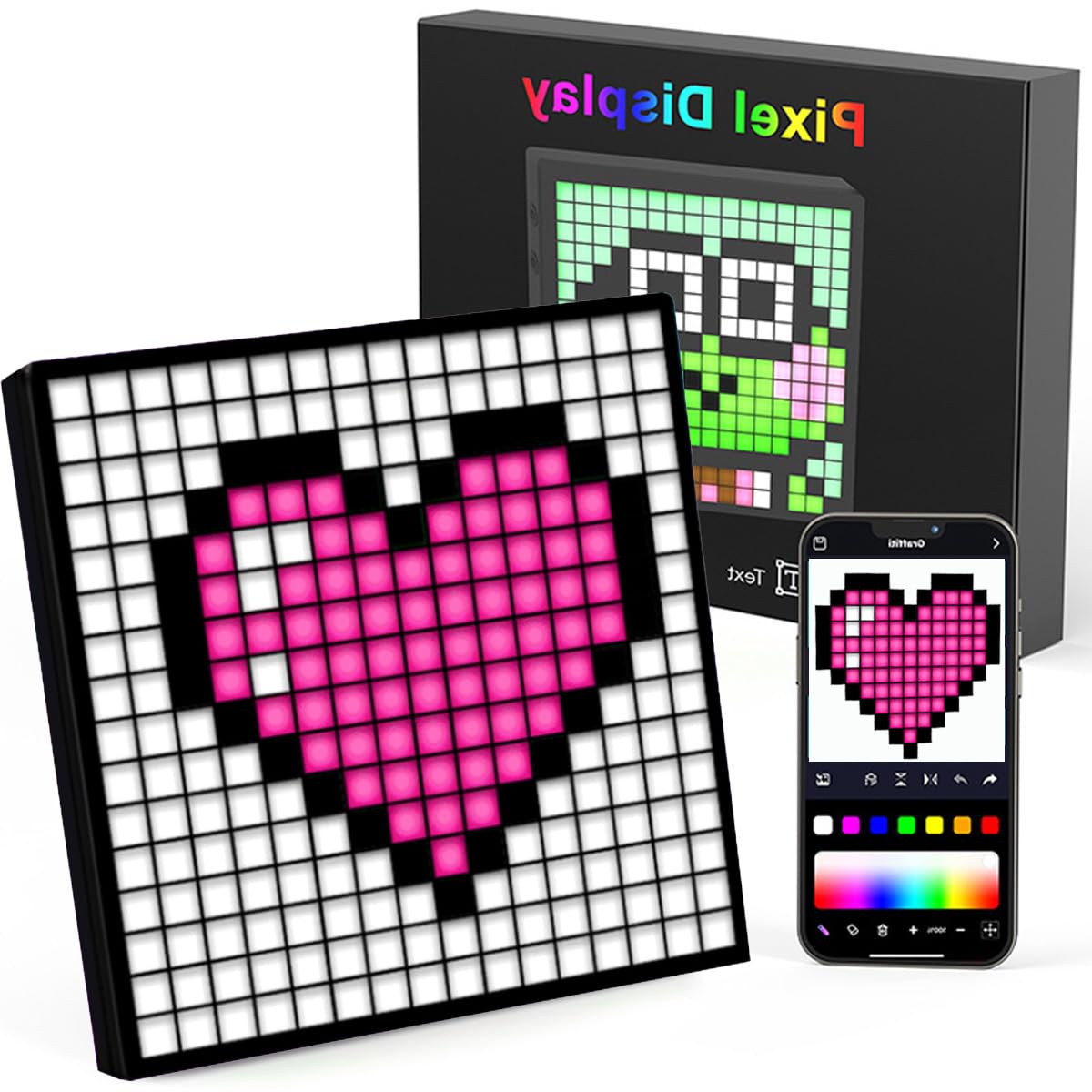 LED Pixel Display 16x16 Pixel Art DIY Display Screen Matrix - AVEKI Official Imagery - 2