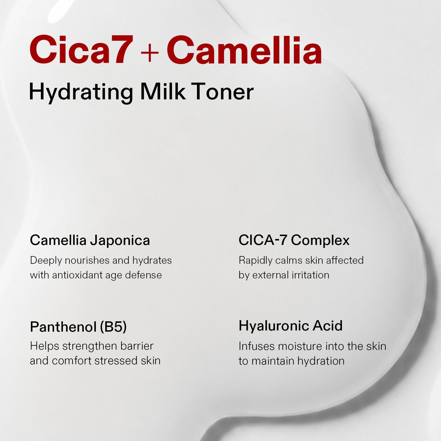 Cordiale Camellia Hydrating Milk Essence Toner Moisturizer - CORDIALE Official Imagery - 7