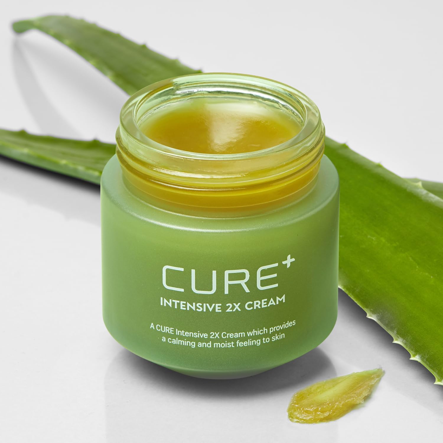 Cure Intensive 2X Cream, Premium Aloe Deep Moisturizing Multi - Kim Jeong Moon Aloe