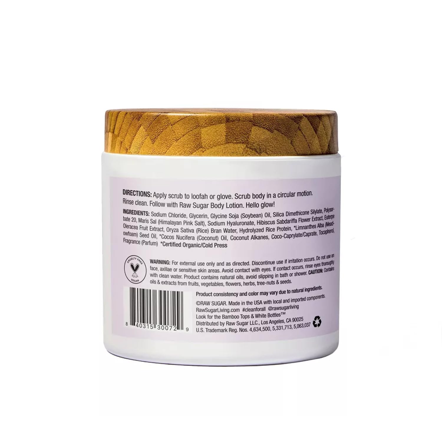 RAW SUGAR RawSugar Daily Micro Salt Scrub for Body, Exfoliates & Brightens - RAW SUGAR Official Product View 3