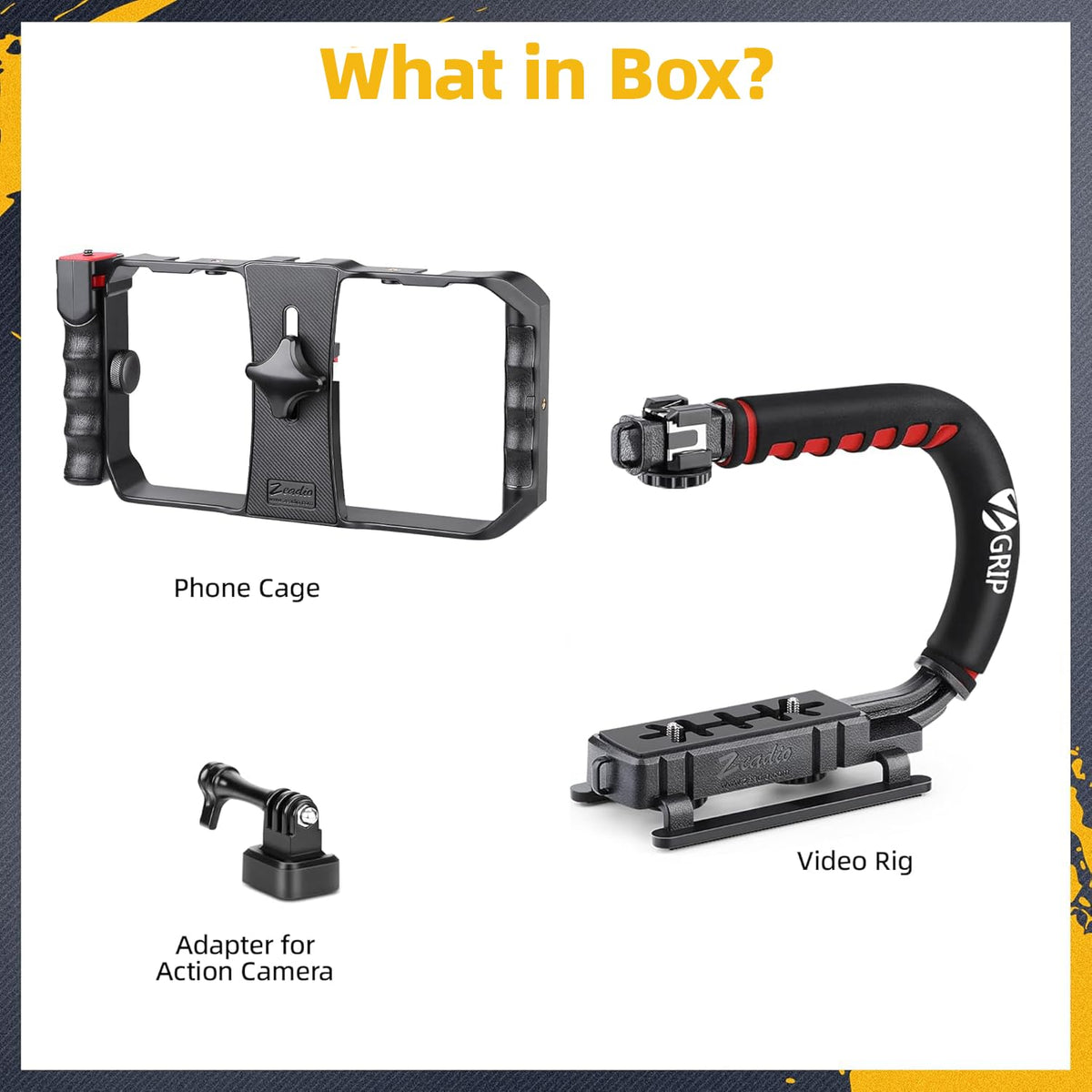 Zeadio Camera Smartphone Handheld Stabilizer Triple Cold - Zeadio Official Imagery - 3