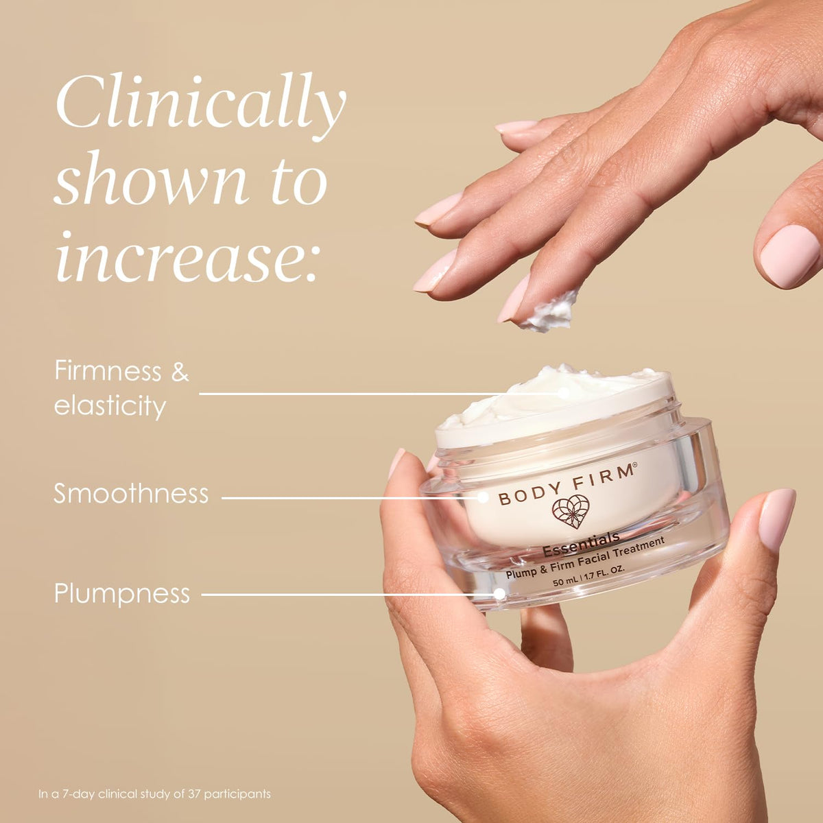 BODY FIRM Crepe Erase Plump Firm Facial Treatment - Premium Selection Official Imagery - 3