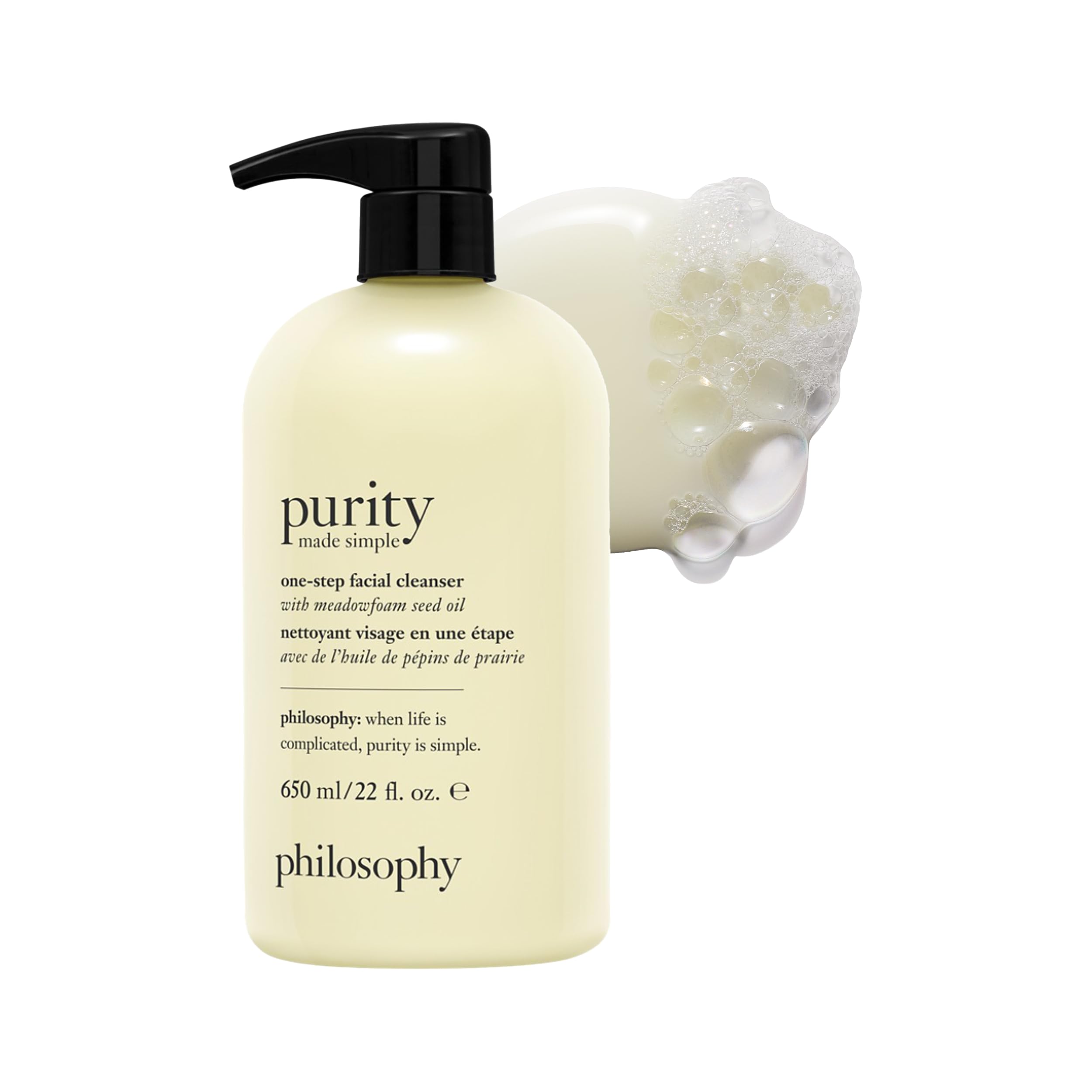 philosophy purity made simple one-step facial cleanser- with - Product Imagery