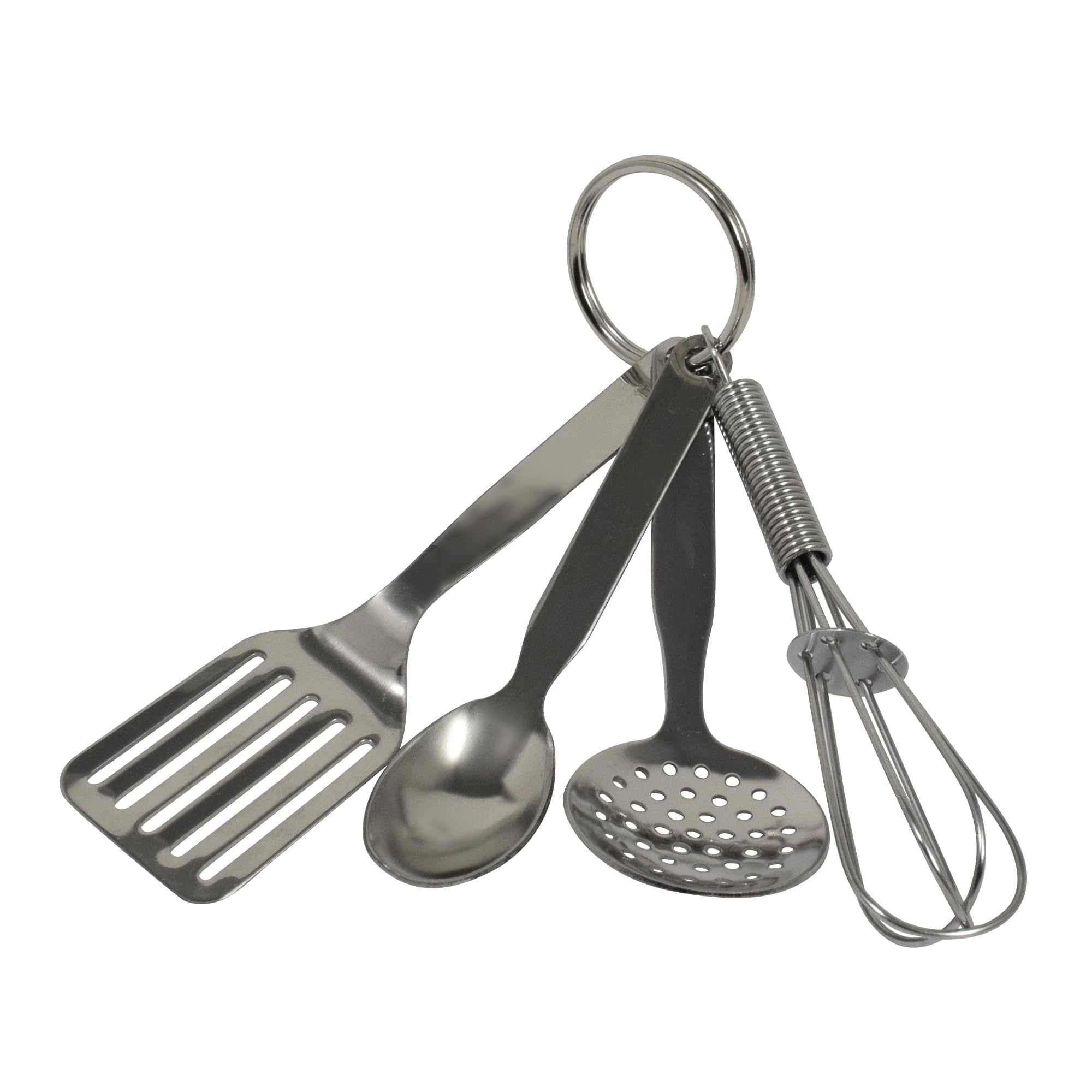 R&M International Mini 3.5" Kitchen Tool Set with Keychain, Includes W - View 2