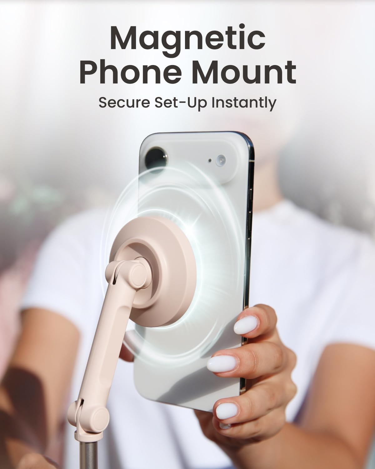 KraftGeek Magnetic Phone Tripod for iPhone JustTap Tripod - KraftGeek Official Imagery - 4