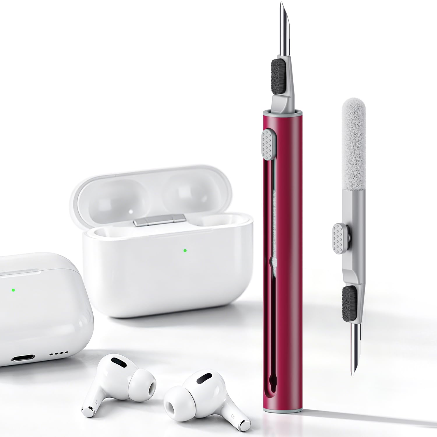 Hyashee Cleaner Kit for AirPods Pro 3/2/1, 3-in-1 Earbud Cleaning by Hyashee - Angle View 7