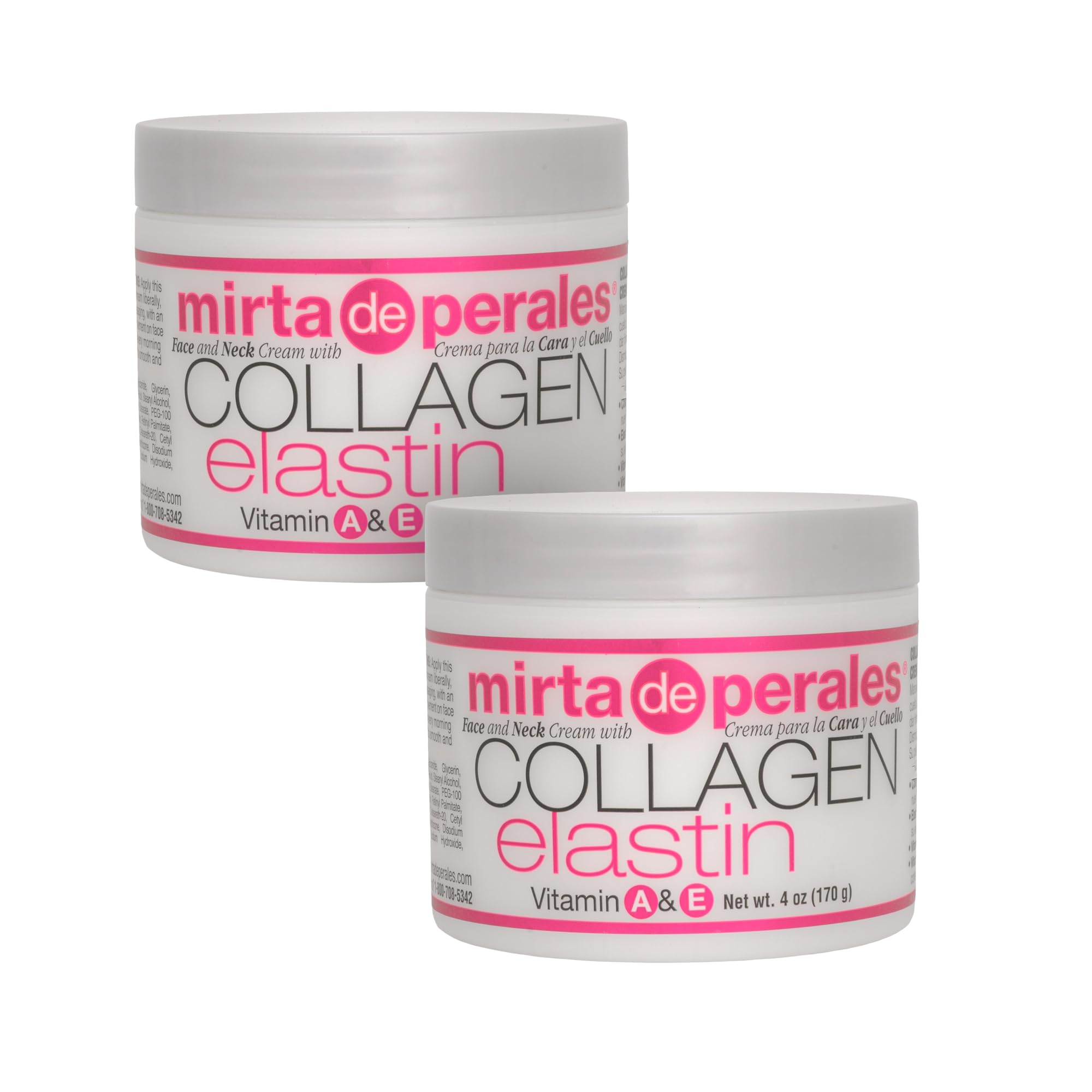 Mirta De Perales Collagen Elastin Cream 4 Oz 2 PACK - Mirta De Perales Official Imagery - 1