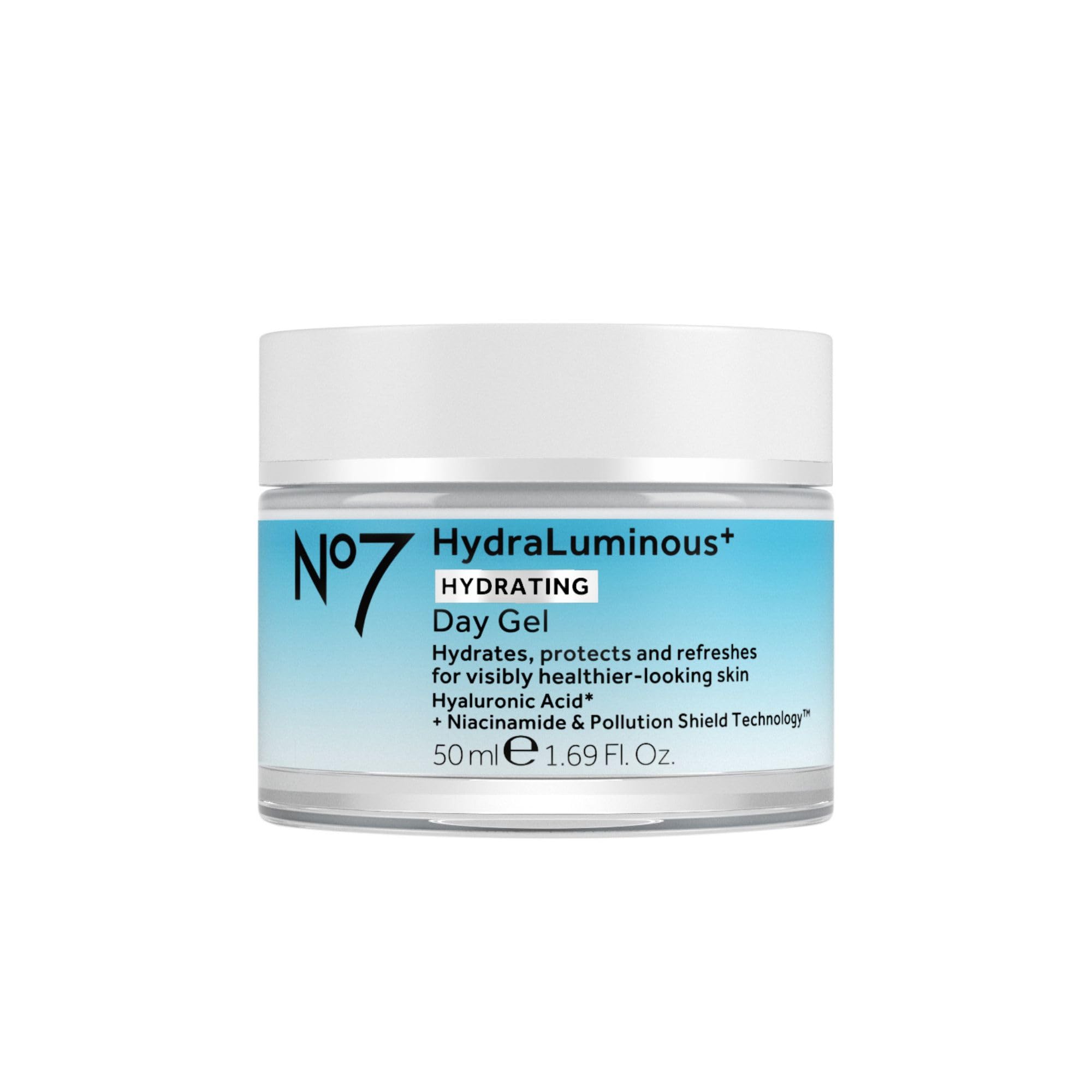 No7 HydraLuminous+ Hydrating Day Gel Moisturizer, 1.69 Fl Oz - No7 Official Product View 2