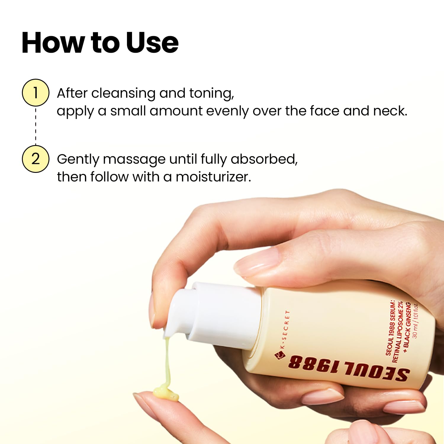 K-SECRET SEOUL1988 Retinal Serum for Fine Lines &amp; Pore Care, - K-SECRET