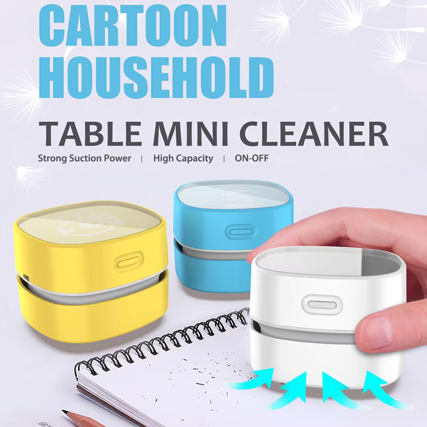 ODISTAR Mini Desktop Vacuum Cleaner for Table Dust - View 5