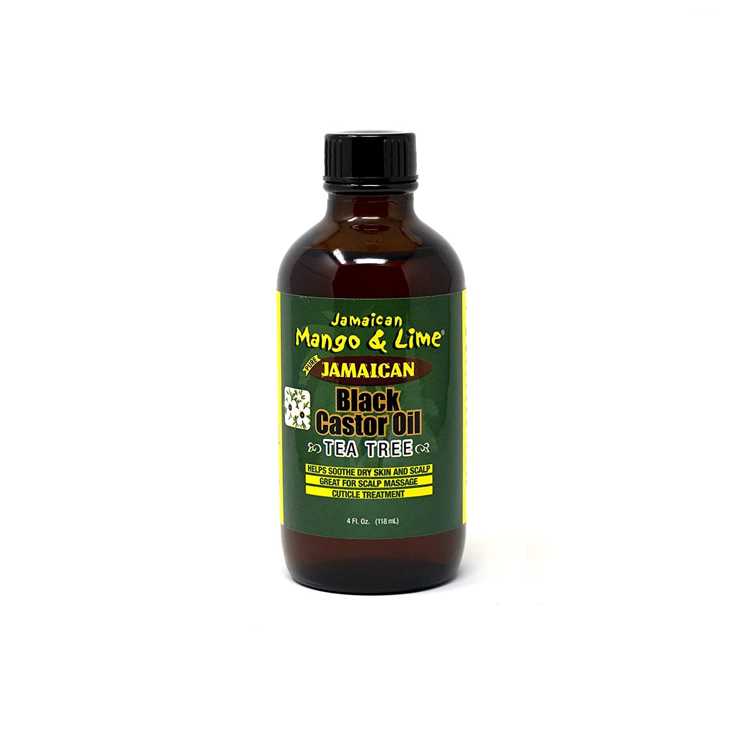 Jamaican Mango & Lime Black Castor oil, Peppermint, 4 Fl Oz - Jamaican Mango & Lime Official Product View 8