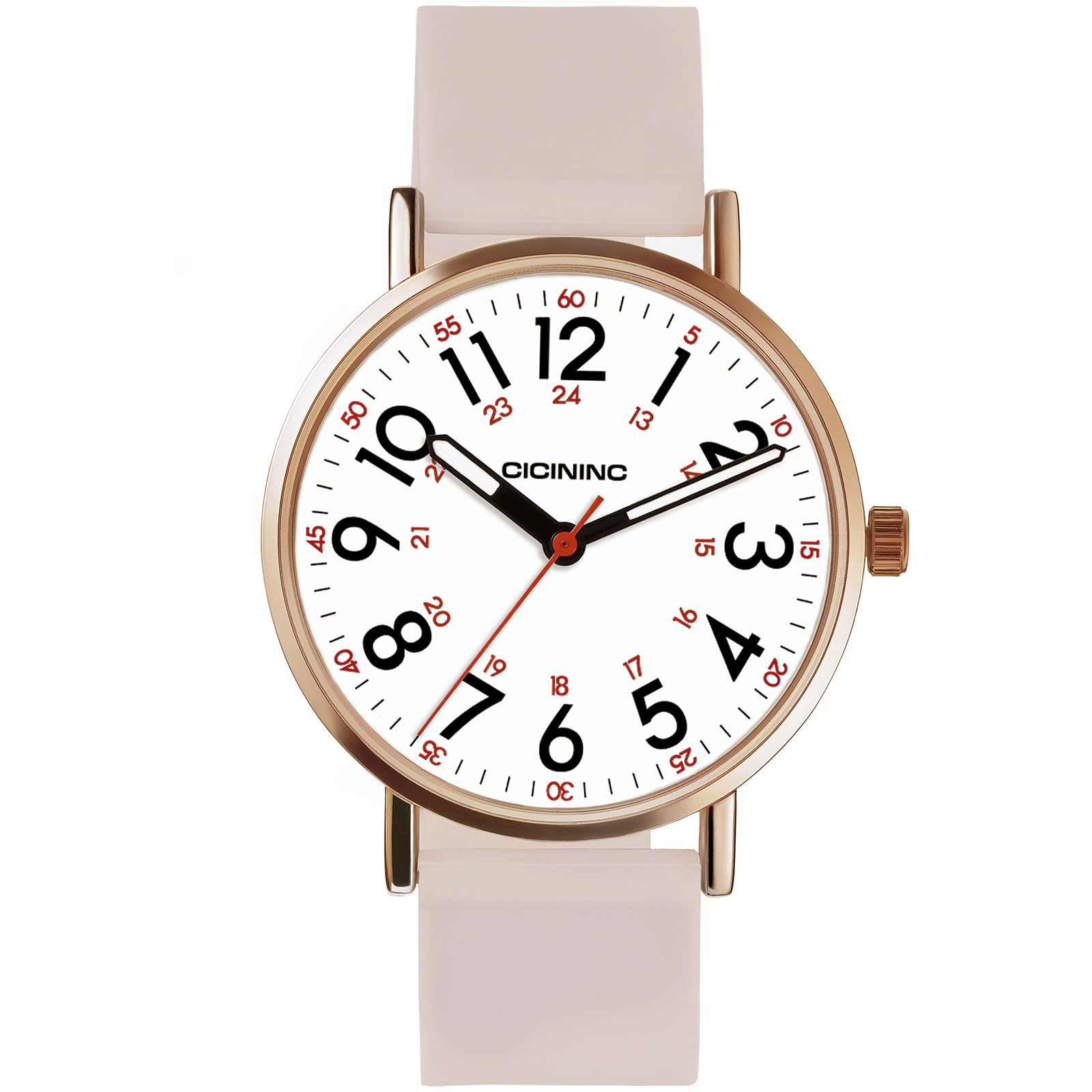 cicininc Watch with Second Hand for Nursing Women | Analog | Military - View 2