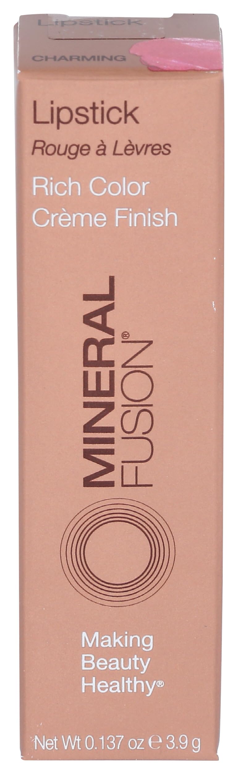 Mineral Fusion Lipstick, Charming,0.137 oz (Pack of 1) - Mineral Fusion Official Product View 2