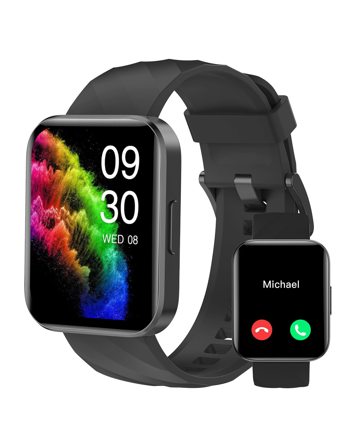 RUIMEN Smart Watches for Men Women, Bluetooth Calls, Fitness - Product Imagery
