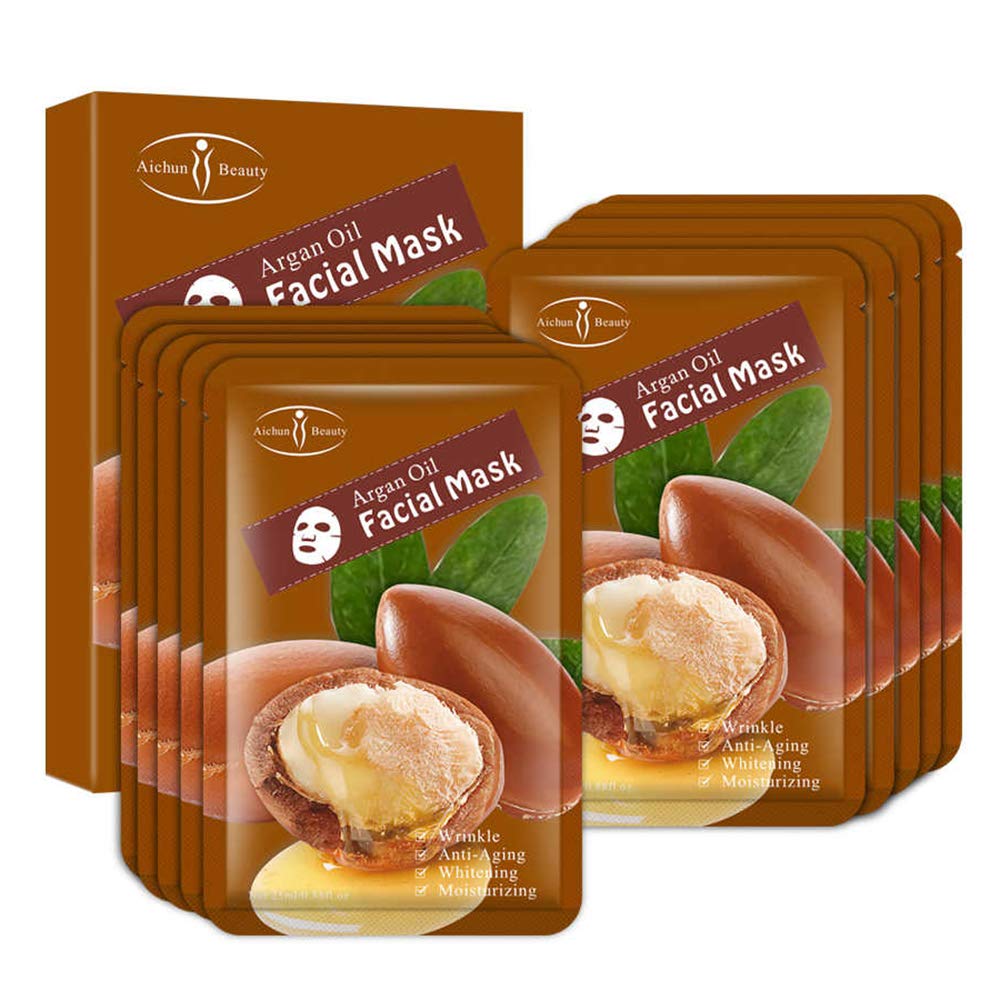 AICHUN BEAUTY Facial Mask Essence Anti-Acne Refresh 10pcs - AICHUN BEAUTY