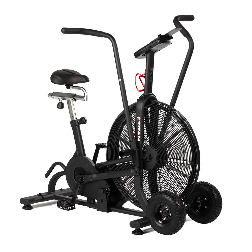 Titan Fitness Steel Fan Bike Exercise and Cardio Workout - Titan Fitness Official Imagery - 2