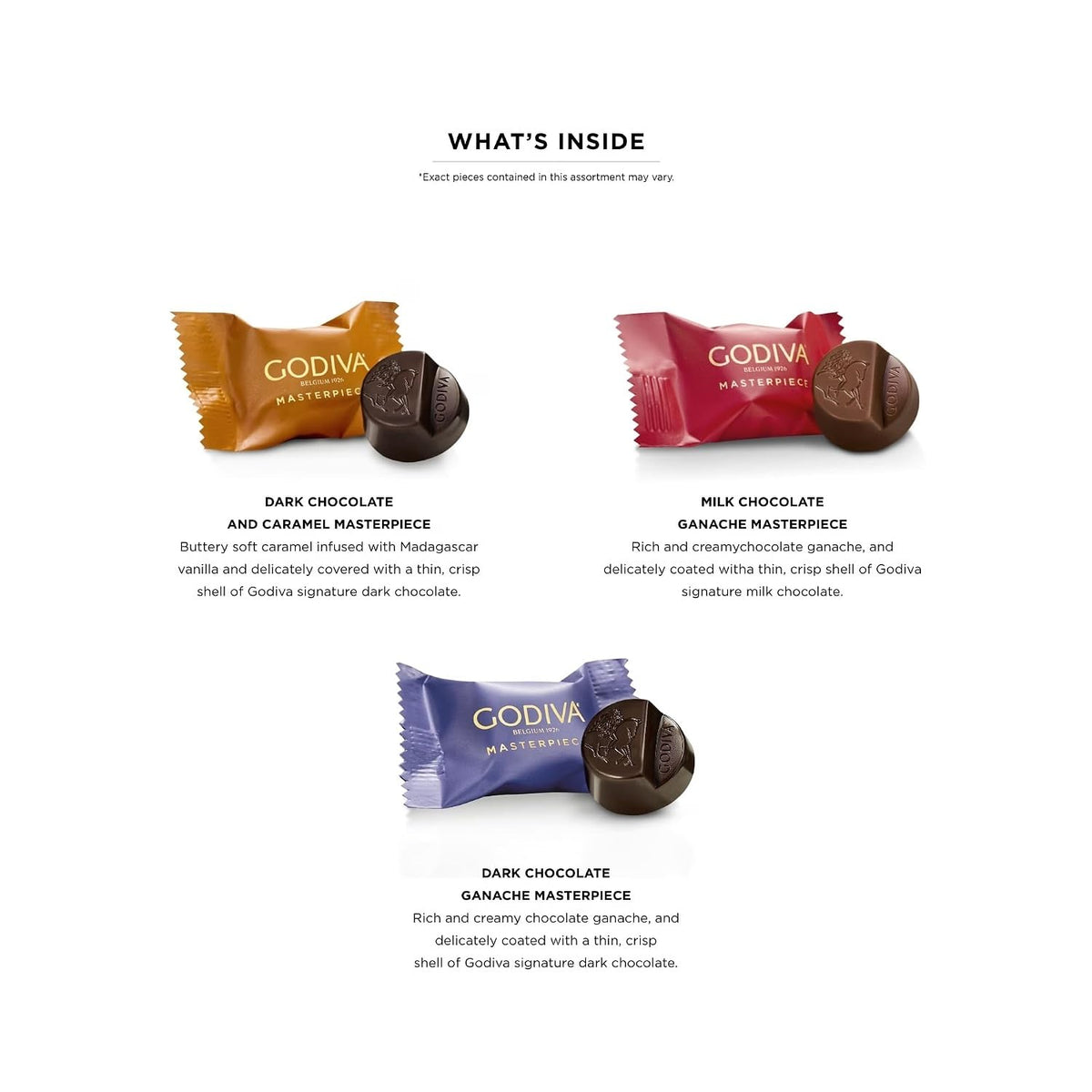 GODIVA Masterpiece Milk and Dark Chocolate Holiday Gift Bag - Premium Selection Official Imagery - 4