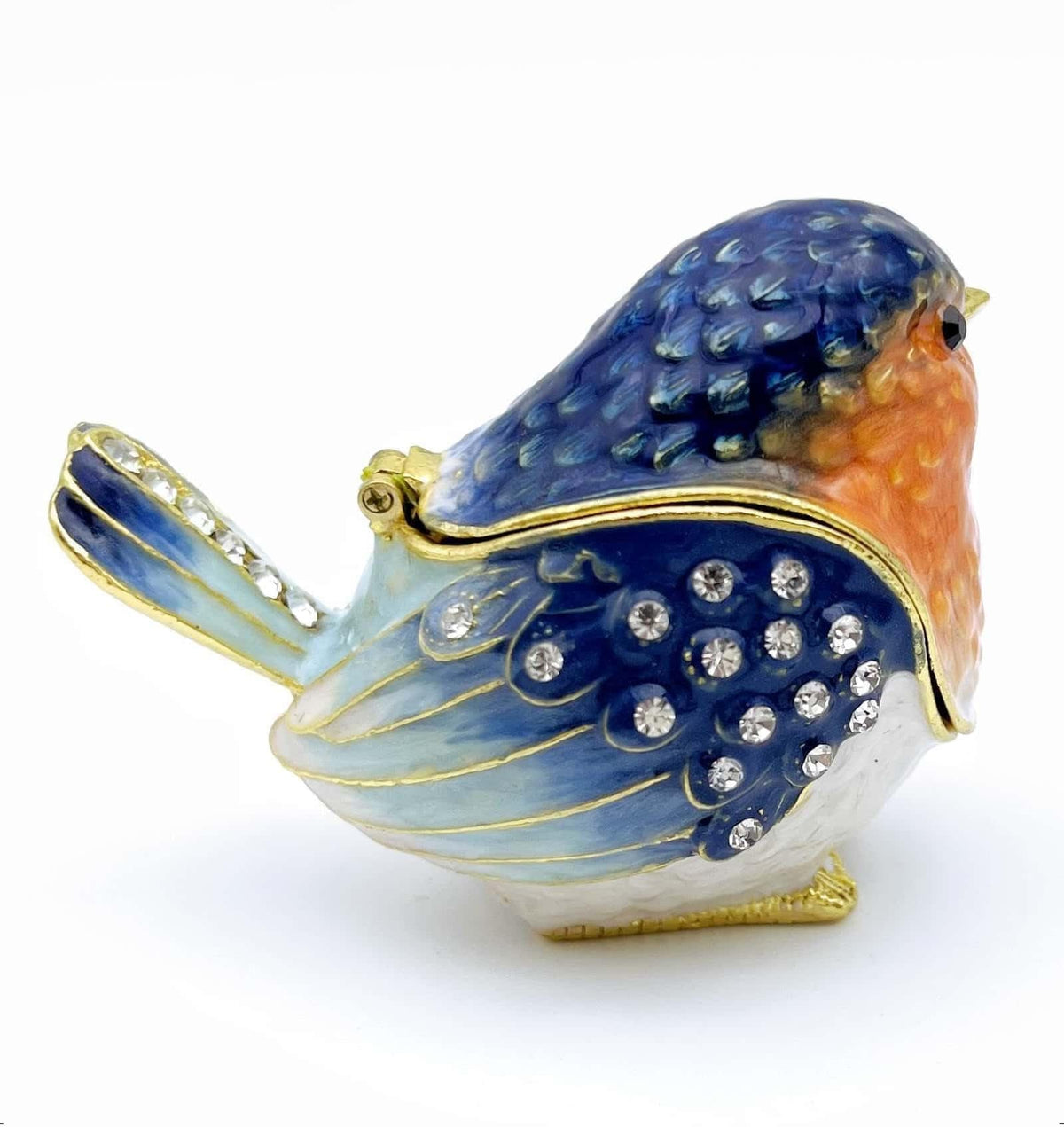 Robin Bird Jewelry Trinket Boxes Hinged Ring Box Collectible - JWT Astyle Official Imagery - 5