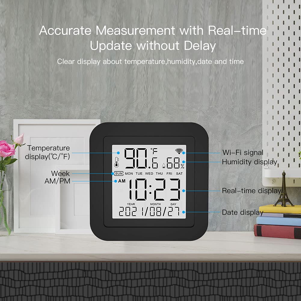 MOES Smart Temperature Humidity Monitor with IR Remote - MOES Official Imagery - 6