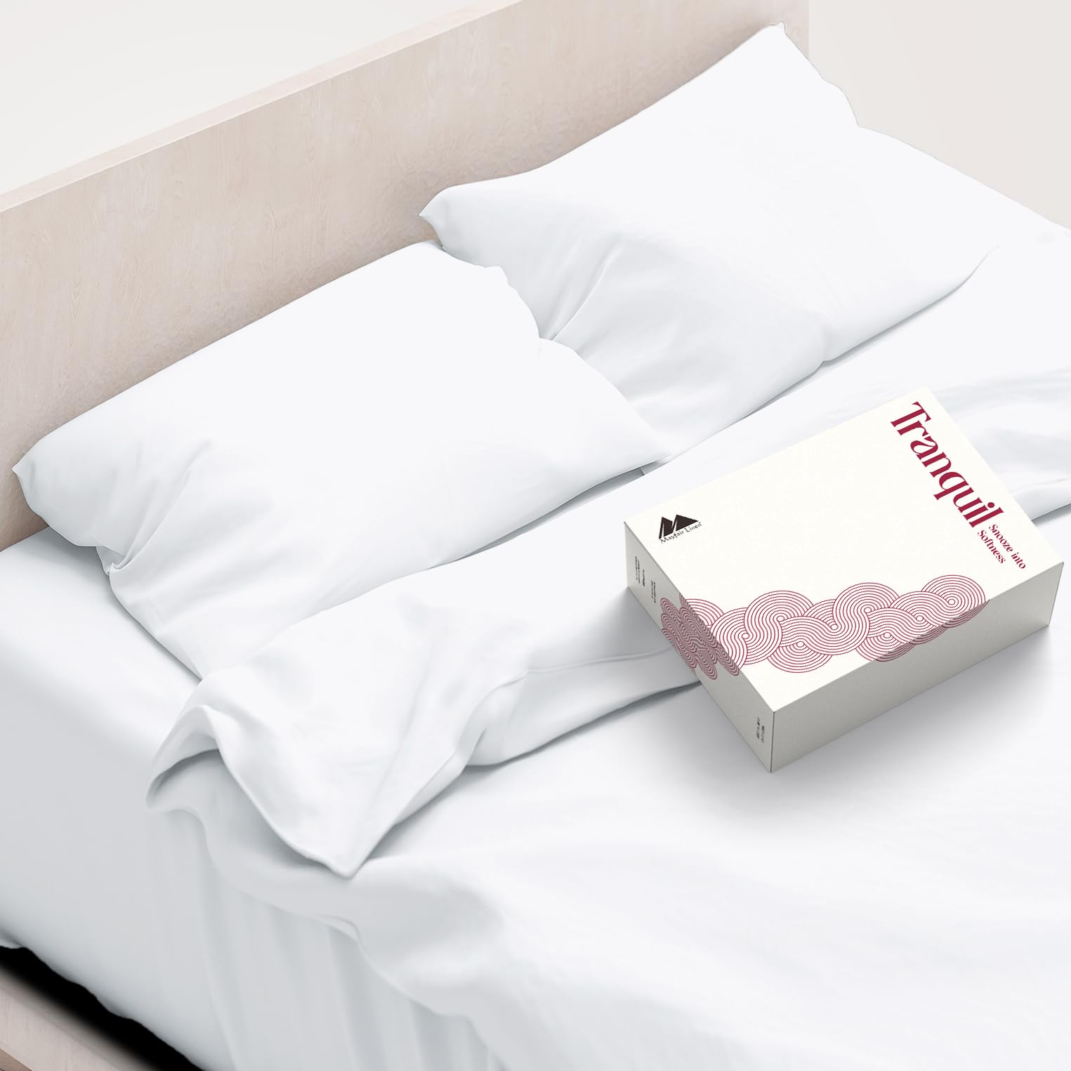 Mayfair Linen 100% Egyptian Cotton Sheets Full Size - Luxury 800 - Product Imagery