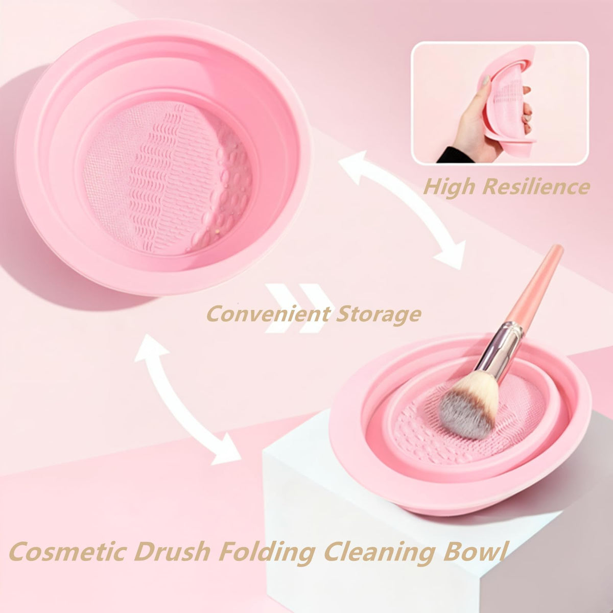 Pink Makeup Brush Set Professional Makeup Kit Multi - Xincusdiva Official Imagery - 7