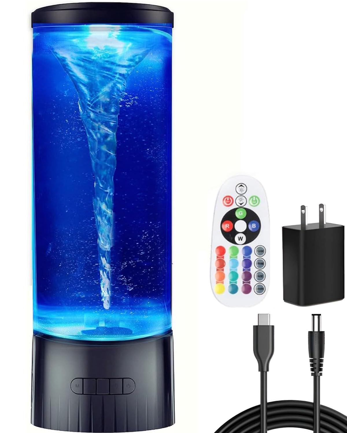 COLORLIFE Twister Water Vortex Lamp, Unique 7-Color Changing LED by COLORLIFE - Angle View 8