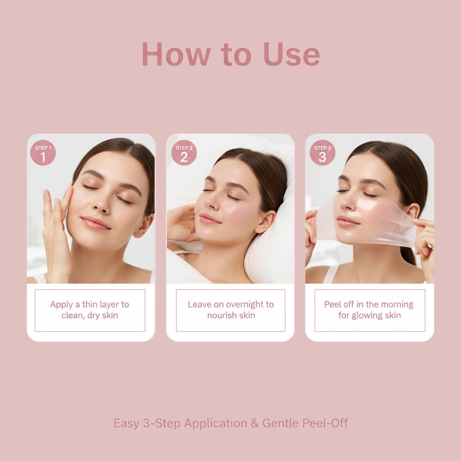 Collagen Night Wrapping Mask, Collagen Overnight Glass Skin Peel - YURI BEAUTY