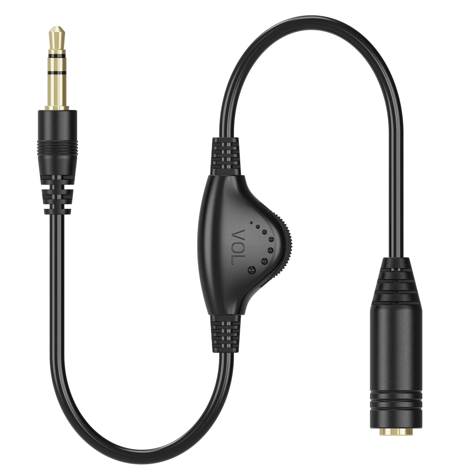 PChero 3.5mm Headphone Extension Cables, 2pcs 3.5mm Male to Femal by PChero - Angle View 7