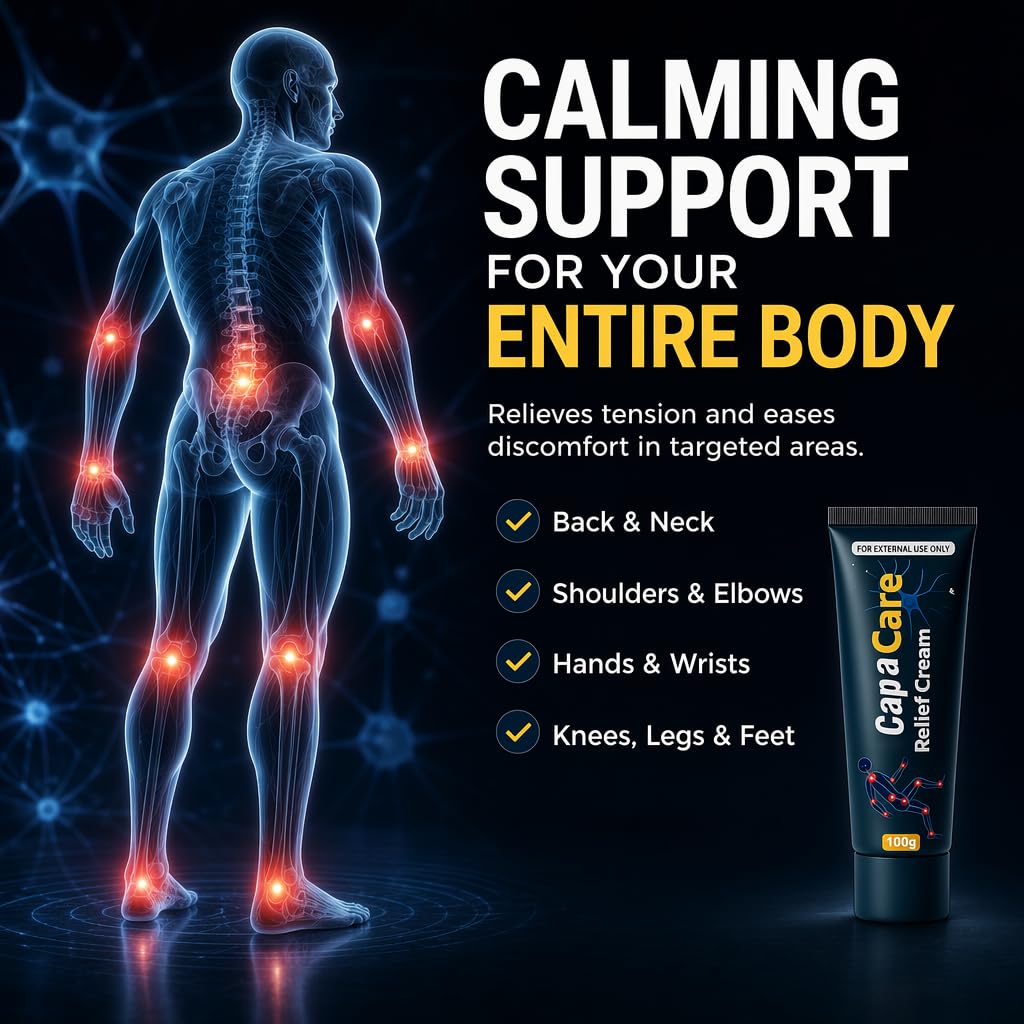 Capacare Neuropathy Relief Cream with Capsaicin & Arnica 100g