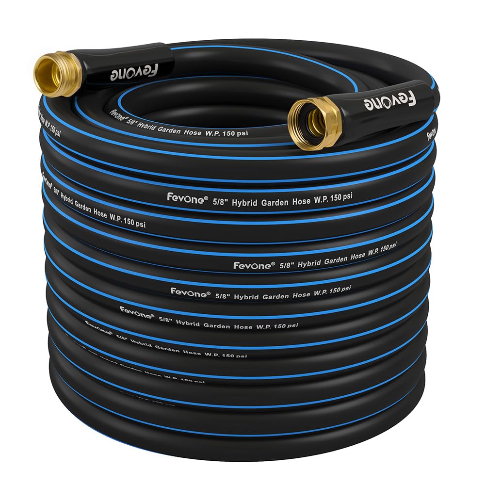 FEVONE Kink Free Garden Hose 100 ft, Heavy Duty Water Hose - FEVONE Official Product View 10