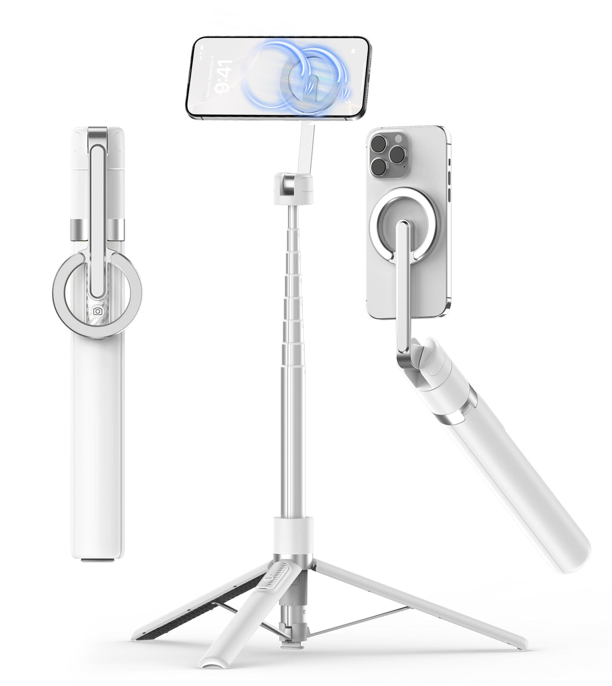 TONEOF 68 Magnetic Aluminum Phone Tripod Selfie Stick for - TONEOF Official Imagery - 2