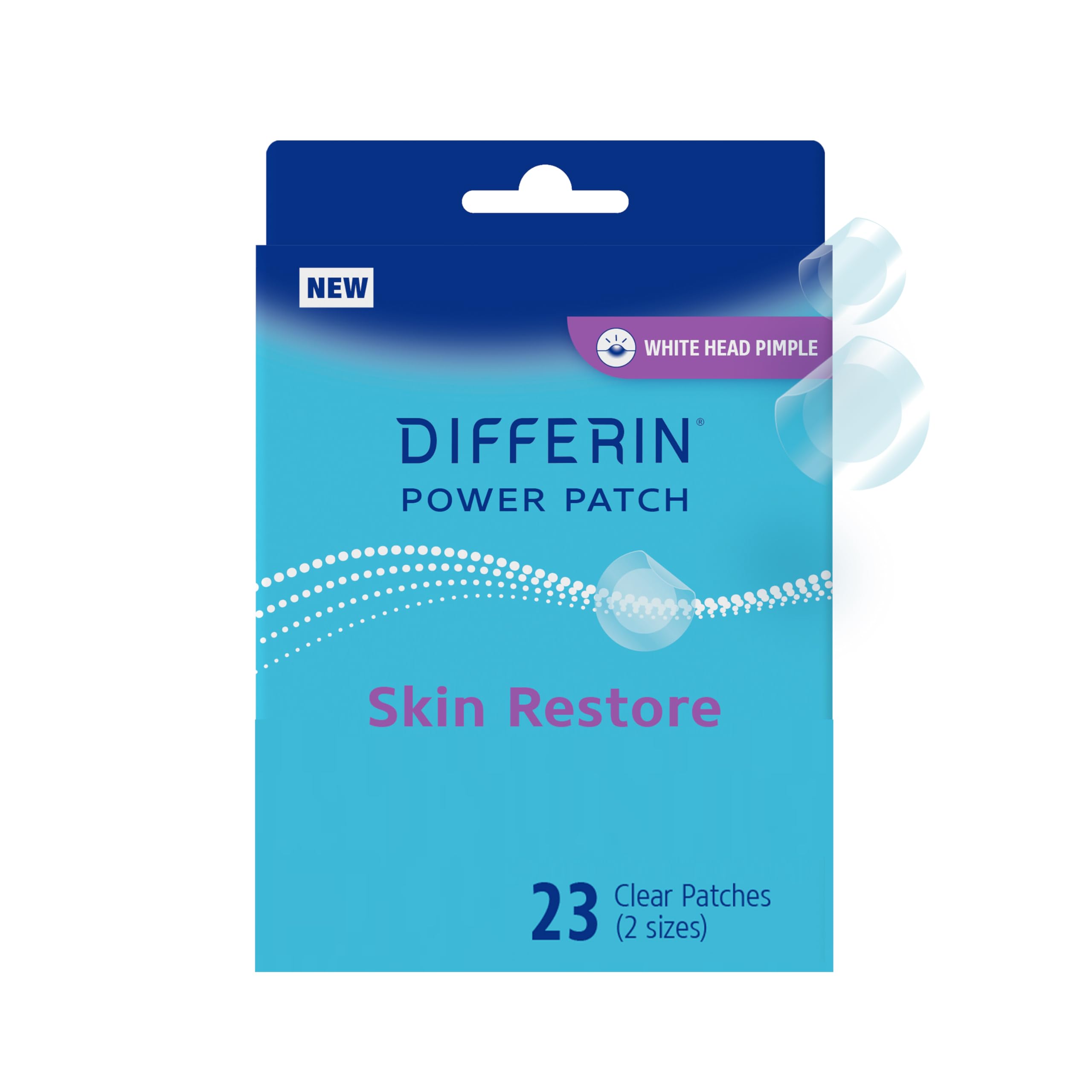 Differin Power Pimple Patches, Hydrocolloid Acne Treatment, 23ct - Product Imagery