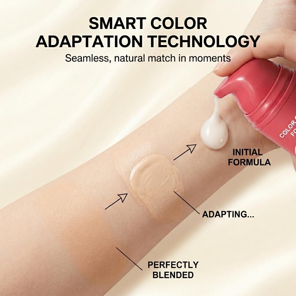 Color Changing Foundation Hydrating Skin Matching Makeup for - DTMIEAXN Official Imagery - 4