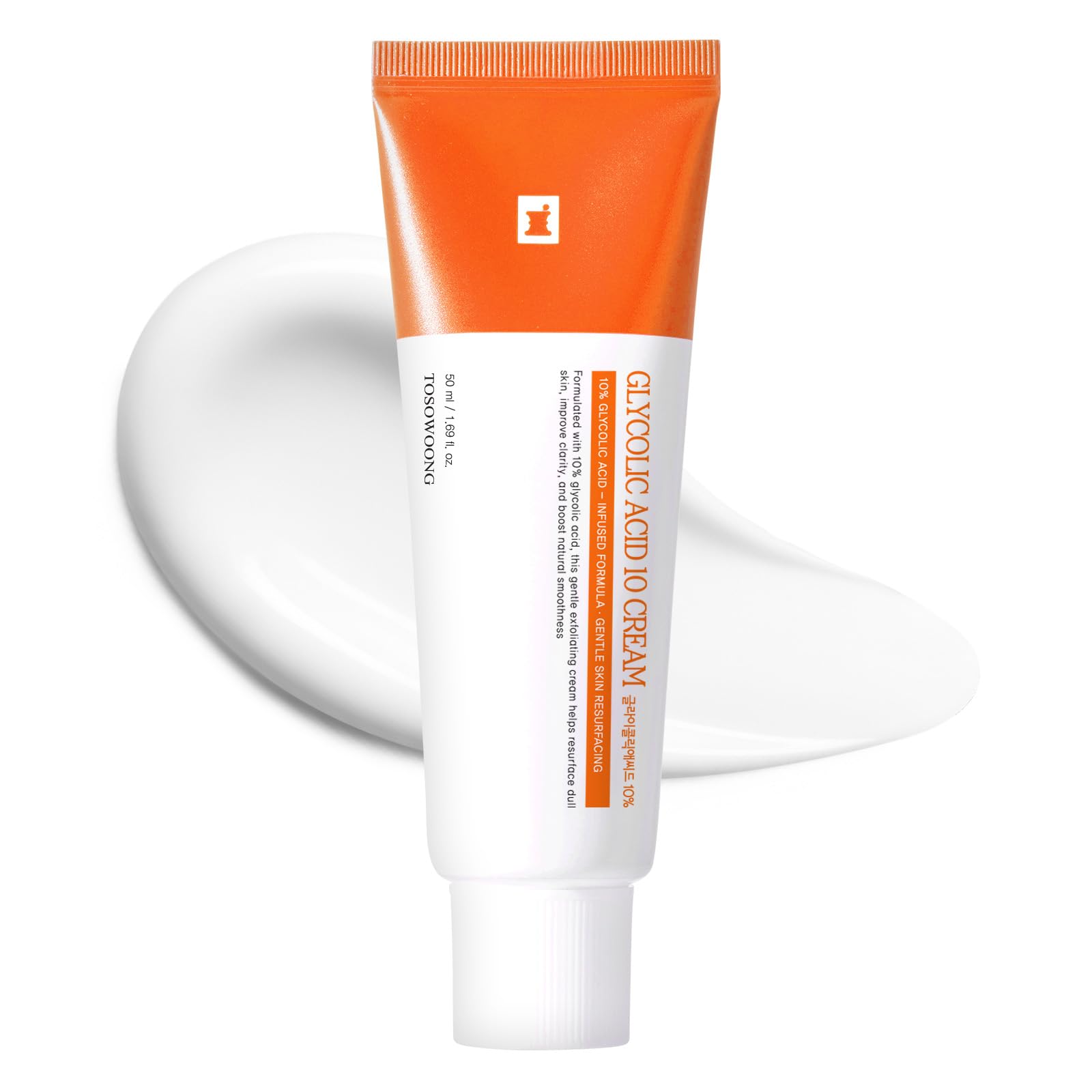 TOSOWOONG Glycolic Acid 10 AHA Cream for Dark Spots Texture - TOSOWOONG Official Imagery - 2