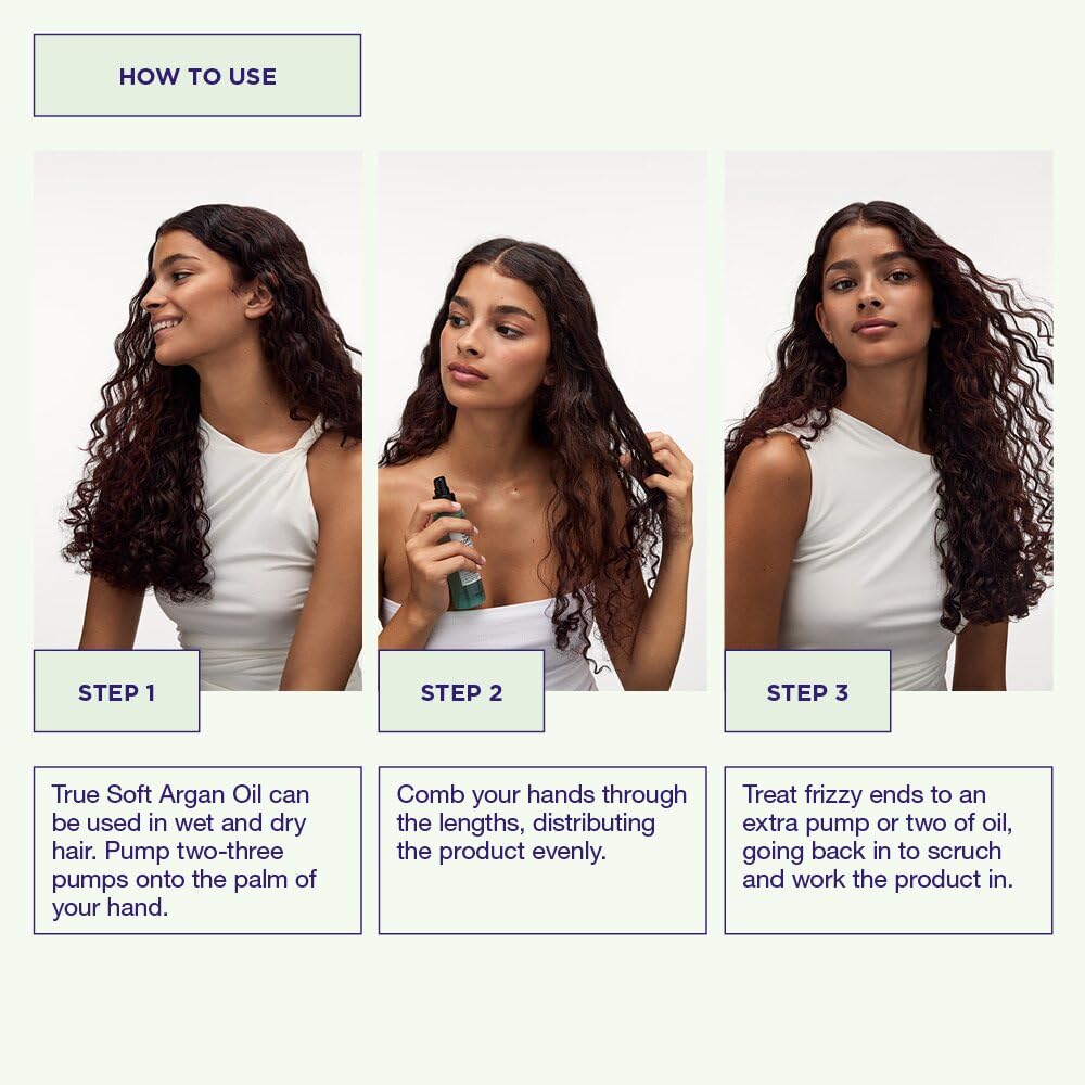 Maria Nila True Soft Moisturizing Argan Oil For Dry Brittle - Maria Nila Official Imagery - 4