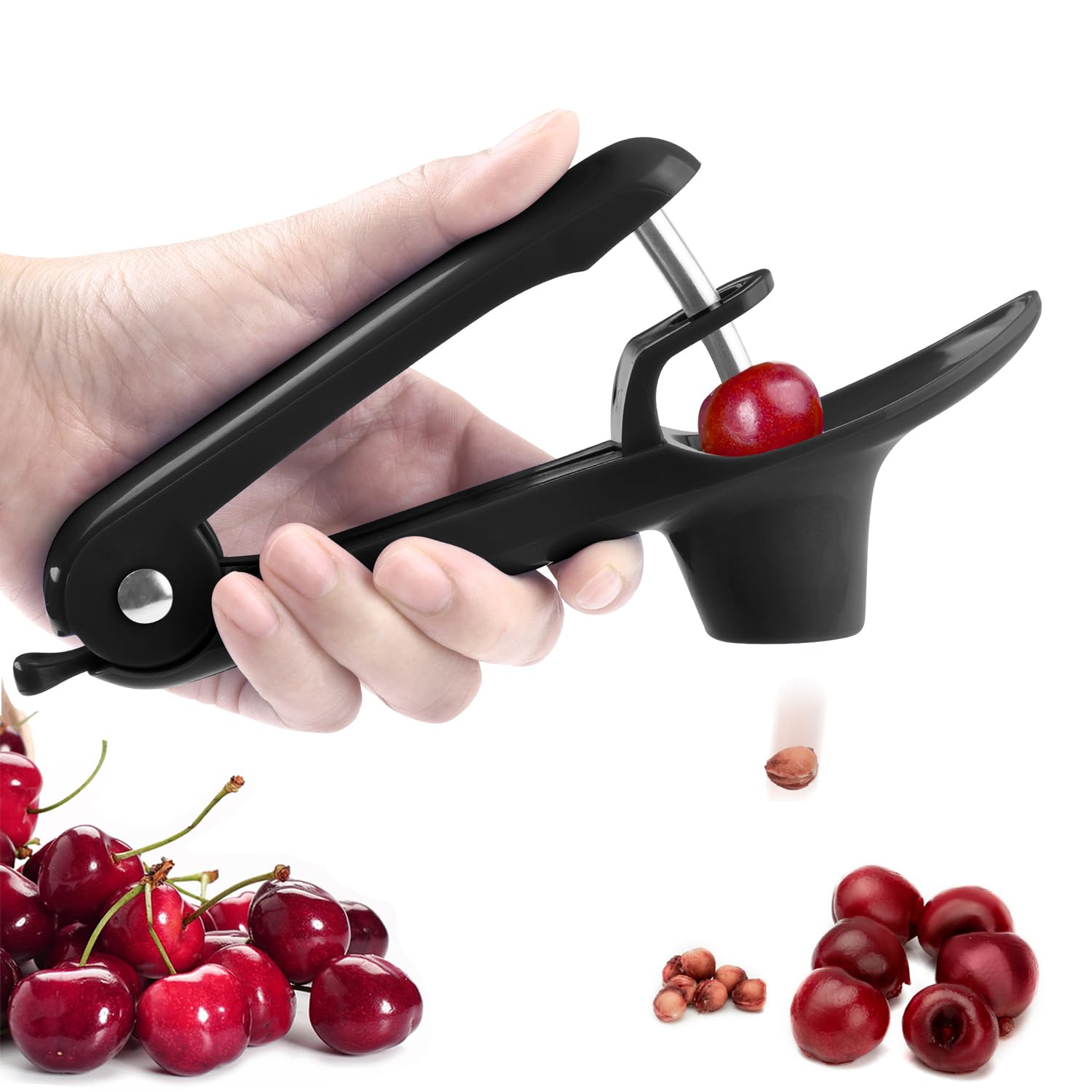 Cherry Pitter - UCMORX Stainless Steel Cherries Pitter Tool Cherr by UCMORX - Angle View 1