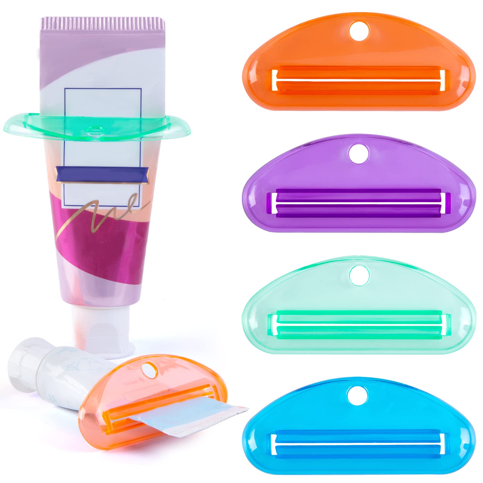 LOVEINUSA Toothpaste Tube Squeezer, 4 PCS Toothpaste Squeezer Rol - LOVEINUSA Official Product View 1