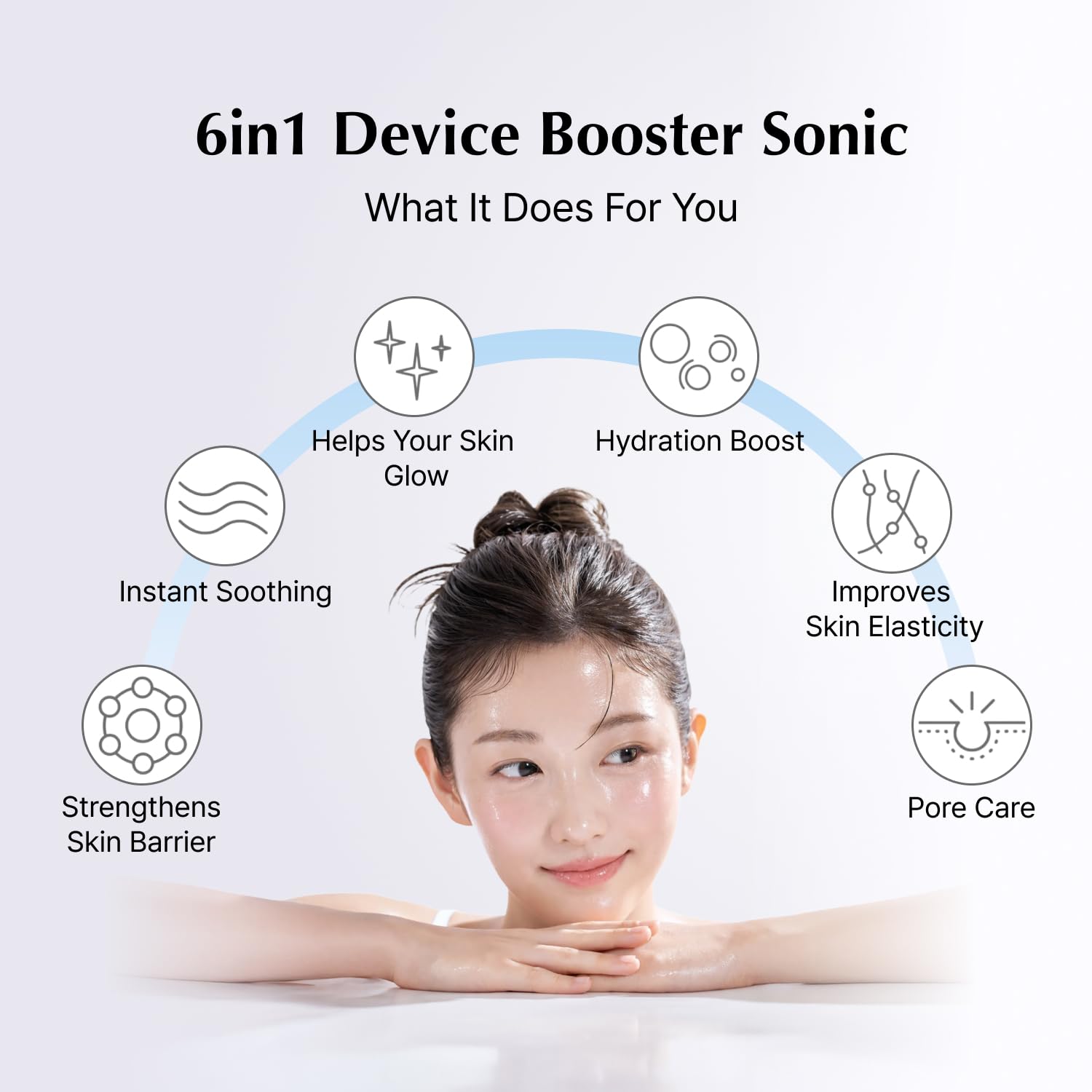 Booster Sonic with Moisture Booster Gel 100g - glow.m