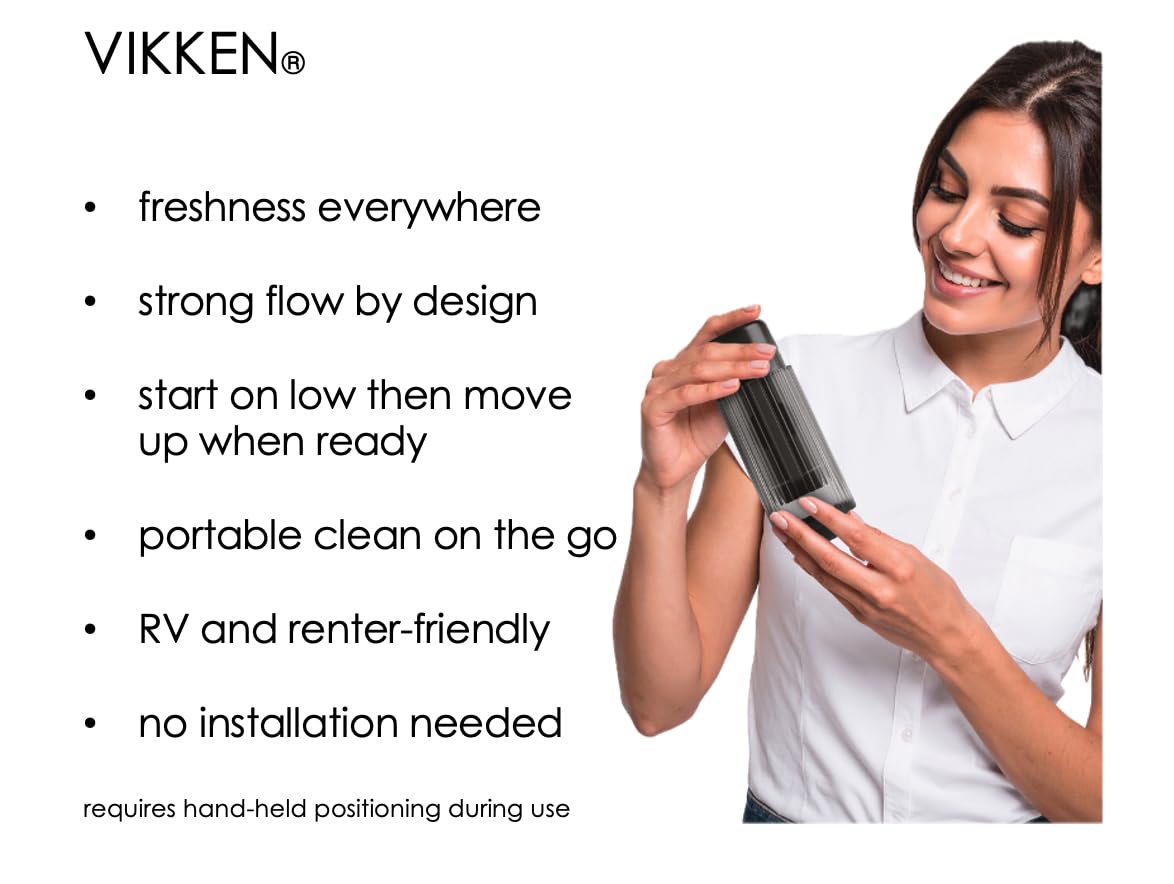VIKKEN Go Portable Travel Bidet USB Rechargeable 300ml - VIKKEN Official Imagery - 5