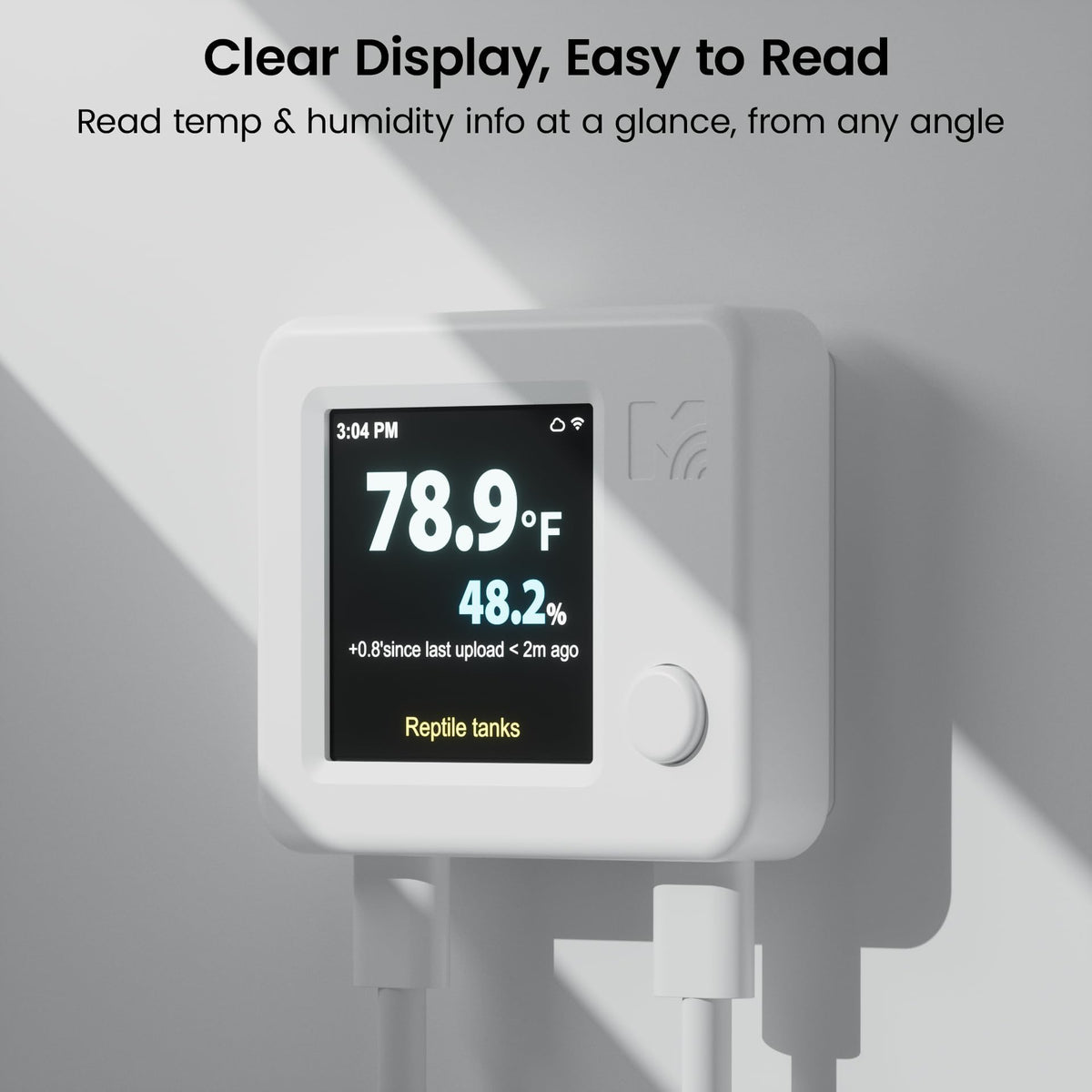 WiFi Reptile Thermometer Hygrometer Waterproof Probe App - MOCREO Official Imagery - 5