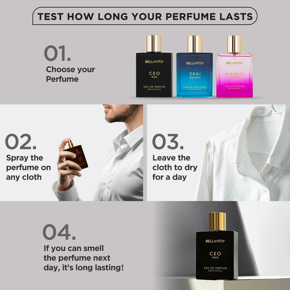 BellaVita Luxury CEO Man Mens Gift Set Perfume Cologne for - Bella Vita Luxury Official Imagery - 7