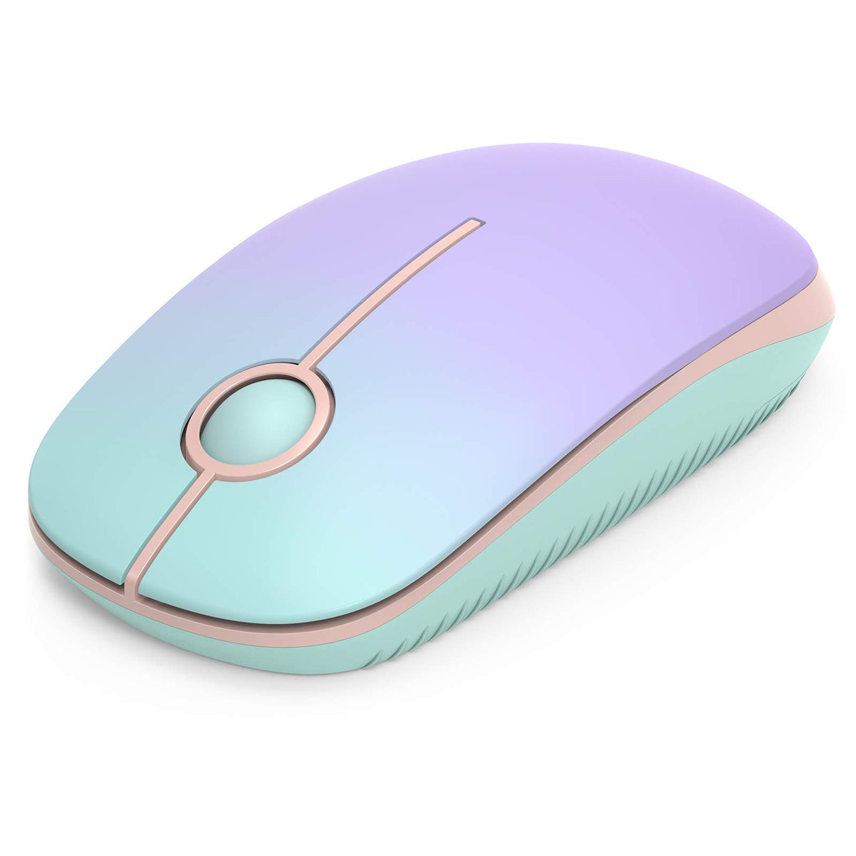 Unipows wireless computer mouse with slim design and nano receiver, 2.4G input mouse for portable use