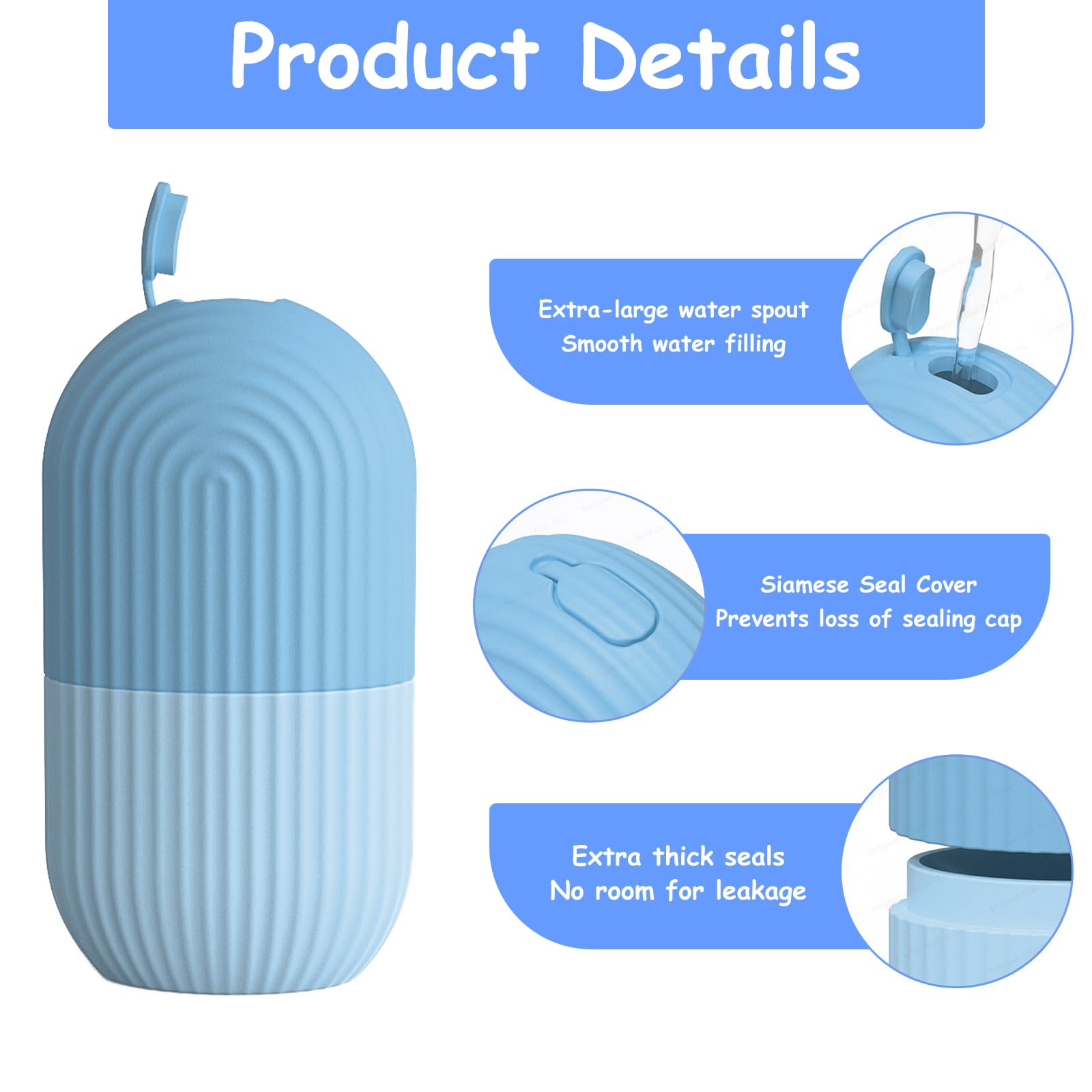 WBHLMZIR 3-pack ice roller for face, de-puff and soothe skin, with a sleek design for facial cooling and relaxation.